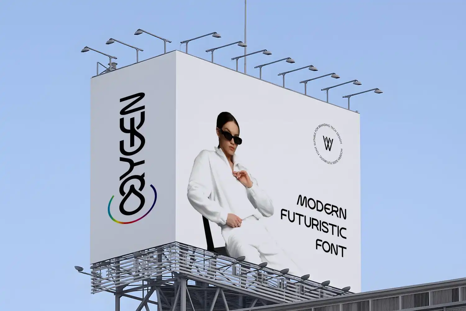 Oqygen - Futuristic Font For Logo Branding - Image 4